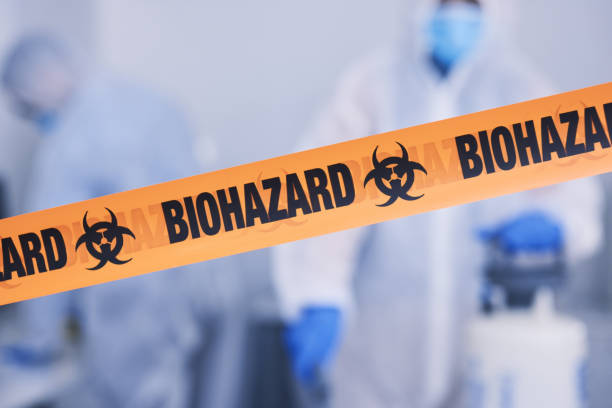 Professional Biohazard Cleanup technician working in Hurst, TX